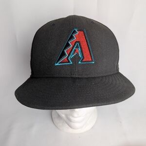 NEW ERA Arizona Diamondbacks Baseball Cap Black Color Size 8 Or 63.5 CM